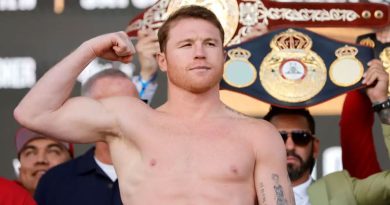 Saúl "Canelo" Álvarez defenderá sus cuatro cinturones del peso supermedio ante William Scull en Riad, Arabia Saudita.