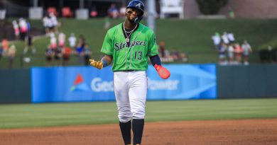 Ronald Acuña Jr. con dos imparables en Triple-A