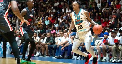 Jassel Pérez en la victoria de Titanes en la Semifinal B de La Súper Liga