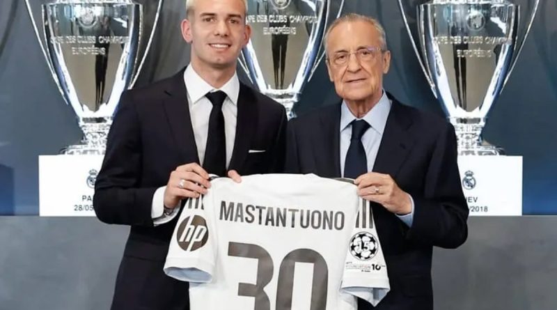 Franco Mastantuono es presentado en el Real Madrid