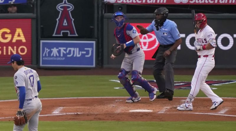Shohei Ohtani vuelve a enfrentar a Mike Trout con 2 ponches
