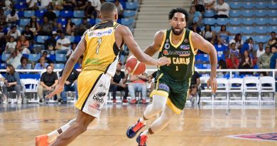 Juan Guerrero lidera triunfo de San Carlos en el TBS Distrito 2025