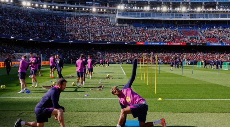 Barcelona regresa al Camp Nou en medio de remodelación