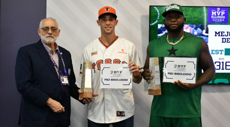 Miguel Sanó y Aaron Sánchez MVP de la Semana en LIDOM