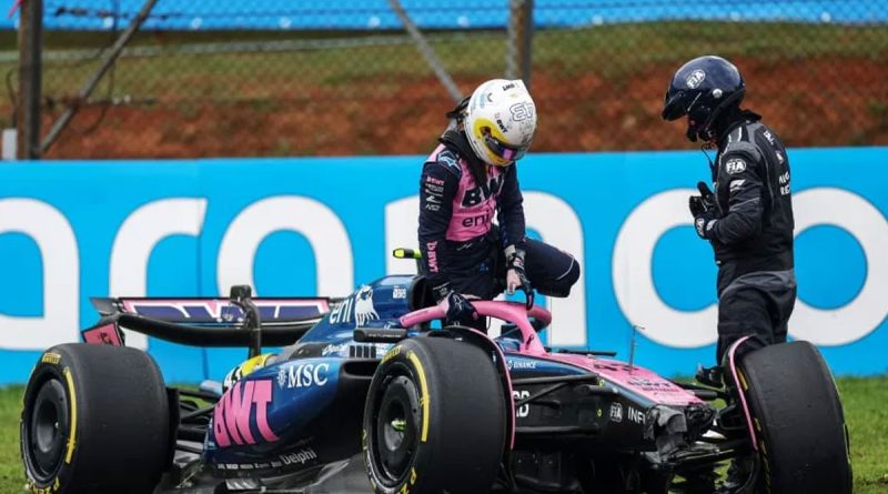 Franco Colapinto sufre accidente en el sprint del GP de Brasil