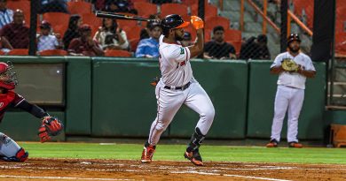Bryan De La Cruz brilló con la ofensiva 5-4, dos dobles, dos remolcadas en la victoria 11-3 de los Toros del Este