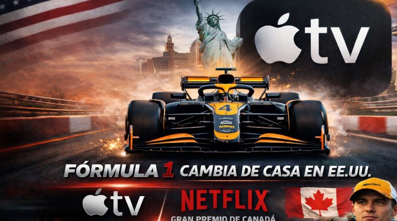 Apple TV y Netflix: El nuevo mapa de la F1 en EE. UU.