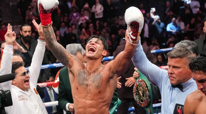 Ryan García vence a Mario Barrios y gana el título wélter del CMB