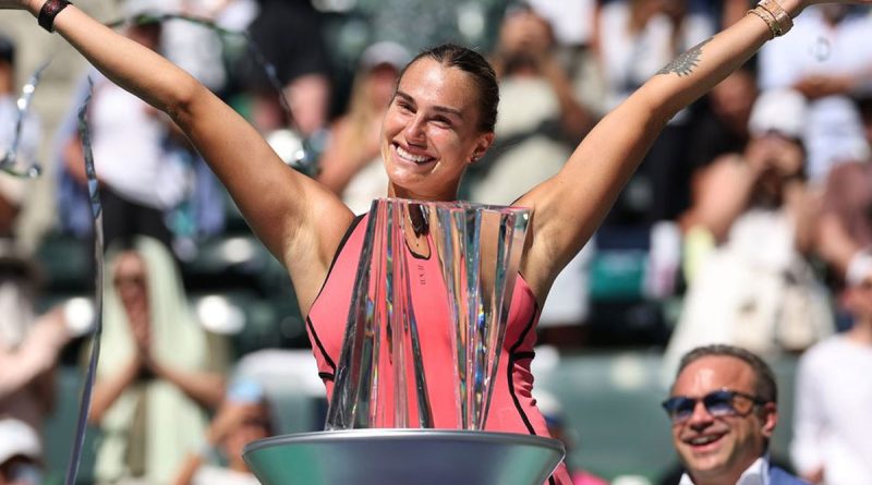 Aryna Sabalenka reina en Indian Wells tras una remontada épica