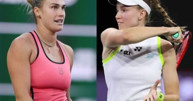 Elena Rybakina y Aryna Sabalenka en la final de Indian Wells