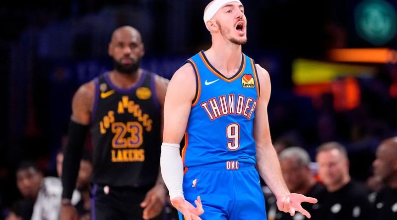 Oklahoma City barre a los Lakers y a LeBron