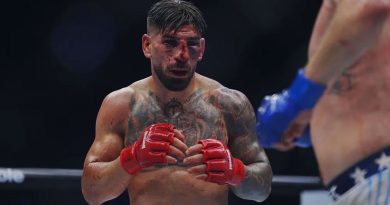 Ilia Topuria recibe suspensión médica de 180 días tras UFC 250