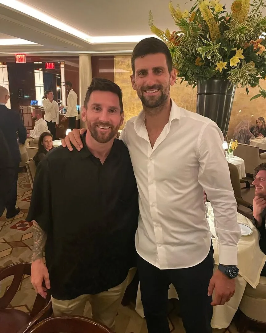 Messi y Djokovic