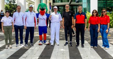 Directivos de Creso reciben la Antorcha de los Juegos Centroamericanos y del Caribe Santo Domingo 2026