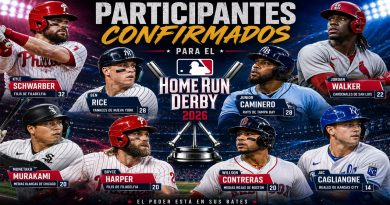 Participantes confirmados para el MLB Home Run Derby 2026