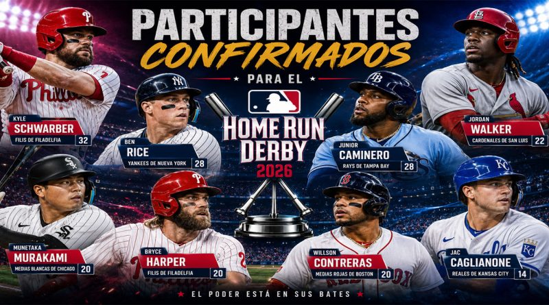 Participantes confirmados para el MLB Home Run Derby 2026