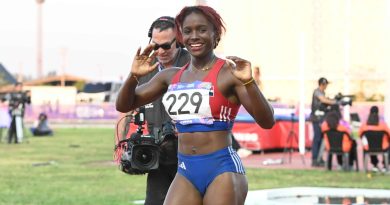 Liranyi Alonso gana oro en los 100 metros Santo Domingo 2026