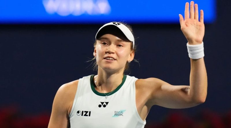 Rybakina vence a Gauf y llega a la final en Toronto