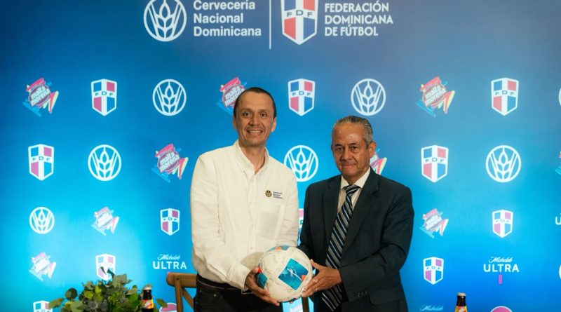 Cervecería Nacional Dominicana sella alianza estratégica con la Fedofútbol