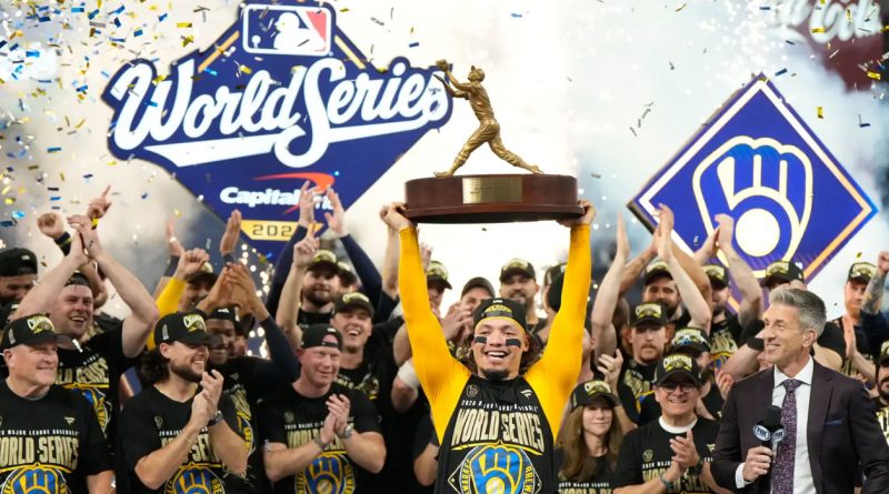 Cerveceros de Milwaukee conquistan su primera Serie Mundial