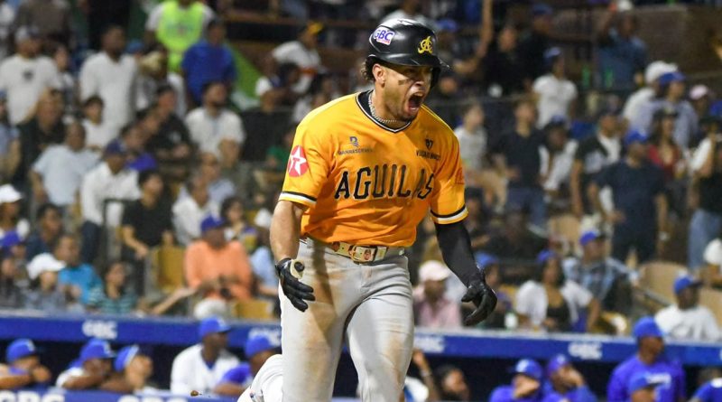 Las Águilas Cibaeñas doblegan 9 a 5 al Licey en el Quisqueya