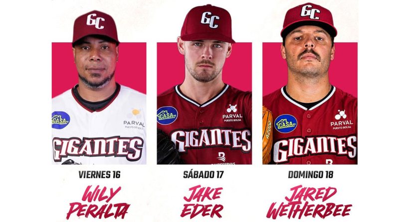 Wily Peralta encabezará la rotación de los Gigantes del Cibao